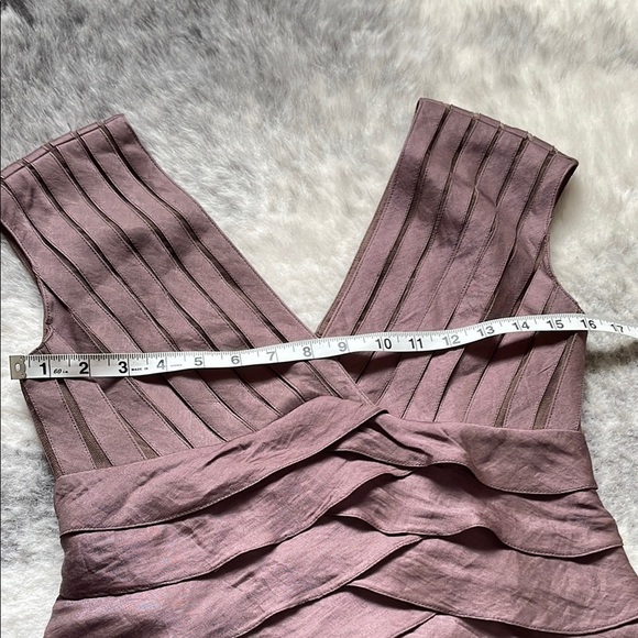 Adrianna Papell Mauve Sleeveless Dress - Picture 8 of 14